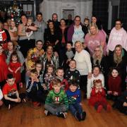 The Saltcoats kids Christmas party was a roaring success after some last minute organisation from David Lennox.