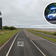 The incident took place on the A78 near Ardrossan.