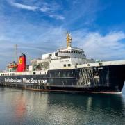MV Isle of Arran will carry out berthing trials at Troon harbour on Wednesday, February 7