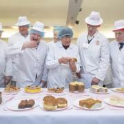 Some of the judges in action at the Scottish Baker awards