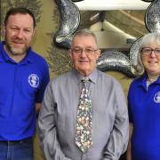 Glenn Turner (centre) has been named chieftain of this year's Ardrossan Highland Games.