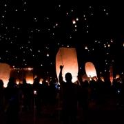 Sky lanterns, as well as helium balloons, can no longer be released from North Ayrshire Council owned land.