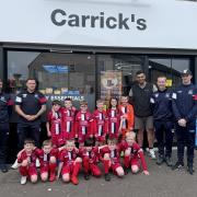 Dalry Thistle 2015 are looking fresh in their new kits thanks to sponsorship from the local Carrick's store.