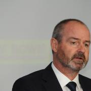 NEW BOSS: Kilmarnock manager Steve Clarke is pictured at Rugby Park on Monday.