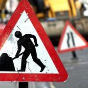 Roadworks and temporary lights on the A78 at Seamill will remain in place until March 31