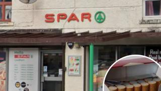 The Spar store in Cardow Crescent was one of the shops visited by McIlroy where he bought cigarettes using another man's bank card