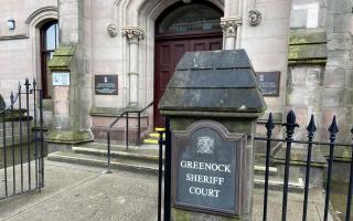 Greenock Sheriff Court, where Robert Wilson was sentenced