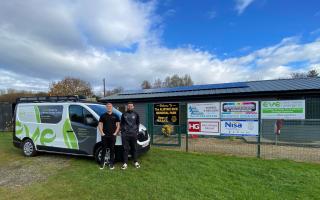 Eco-vision Energy UK made the generous donation to the village sports club.