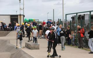 The skatepark in Stevenston has been a popular facility over the years.