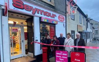 Patricia Gibson MP officially opened the branch in Main Street