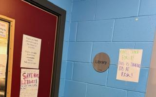 Pupils have launched a campaign against the cuts to their library service.