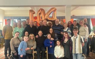 Ugo Pellegrini celebrated the occasion with family at the West Kilbride Golf Club.