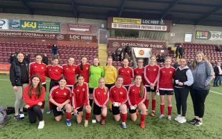 Two youngsters from Auchenharvie Academy were part of the under 18 Ayrshire school select side which reached the national trophy final.