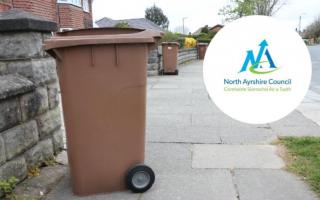 North Ayrshire Council have arranged for adjusted collection of brown bins in Ardrossan, Beith and Irvine.