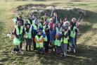 Irvine Beach clean up by Western Gailles Golf course.
