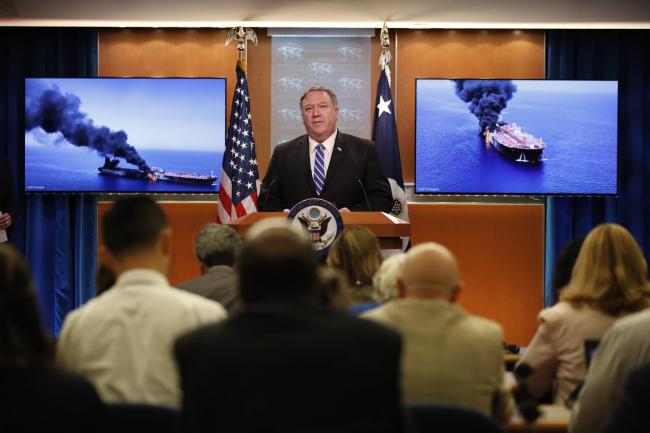 US blames Iran for attacks on two tankers near Persian Gulf ...